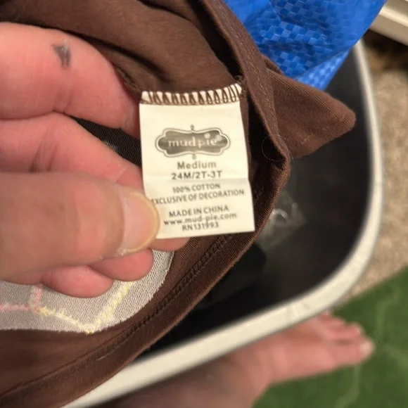 Mud Pie adorable Thanksgiving Turkey Top! Size 24 months - Picture 6 of 6